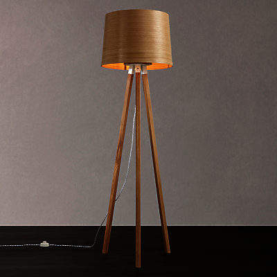 Tom Raffield Helix Floor Lamp, Oak Tom Raffield Helix Floor Lamp, Oak